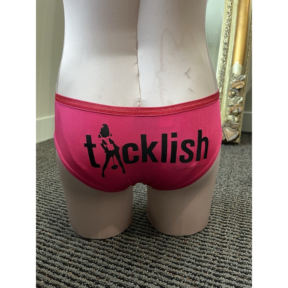 Vintage Victoria's Secret Sexy Little Things "Ticklish" Bikini Panties Hot Pink